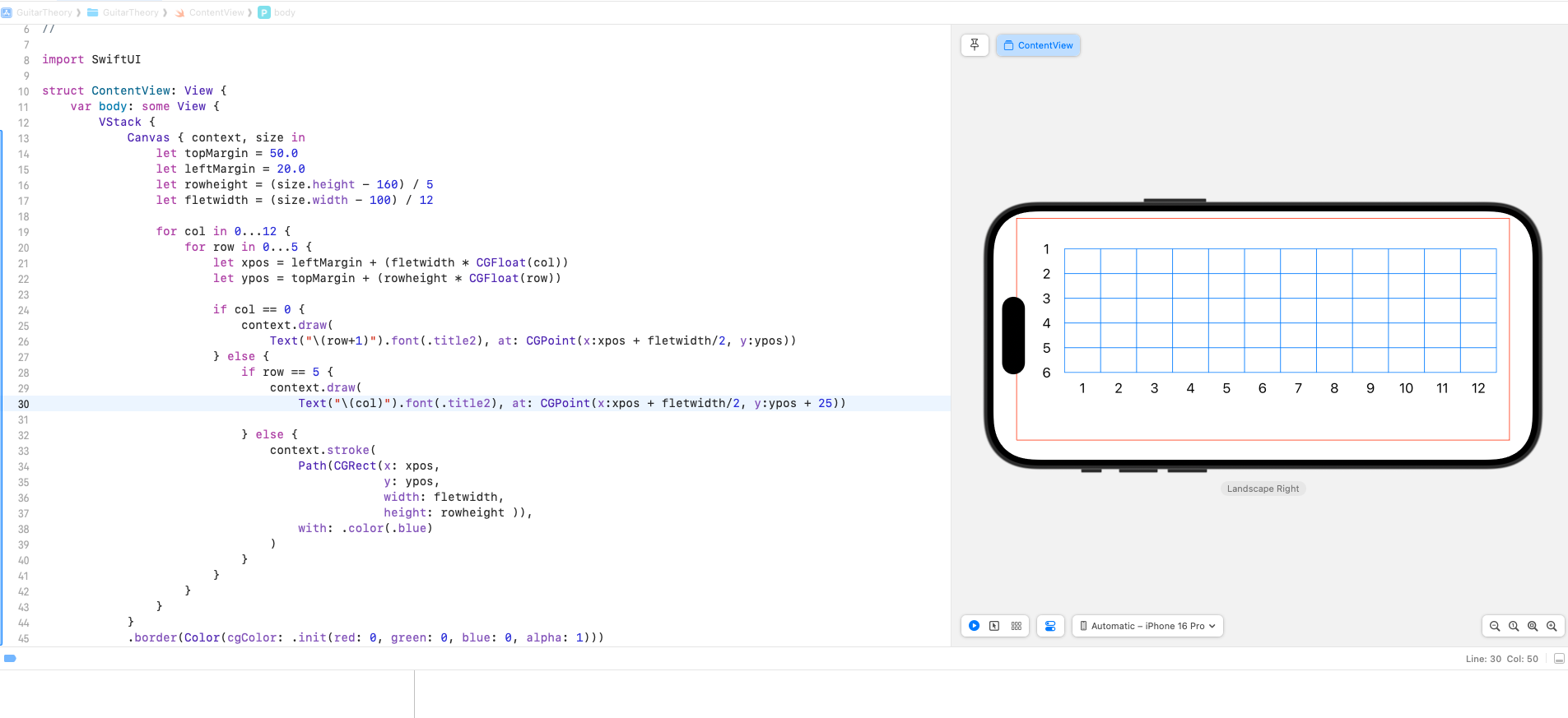 Swiftui guitar flet.